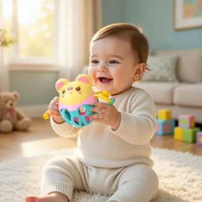 Activity Baby Rattle Cartoon Ball