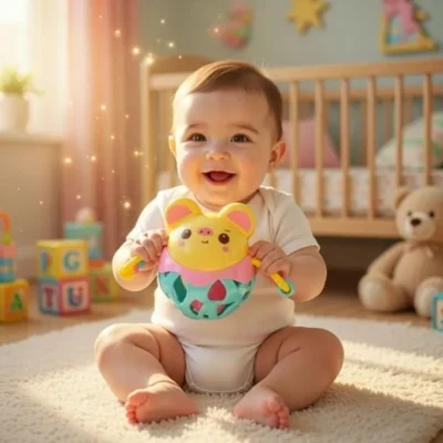Activity Baby Rattle Cartoon Ball