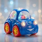 Cartoon Car With 3D Light and Music