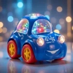 Cartoon Car With 3D Light and Music