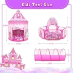3 in 1 Kids Play Tent House