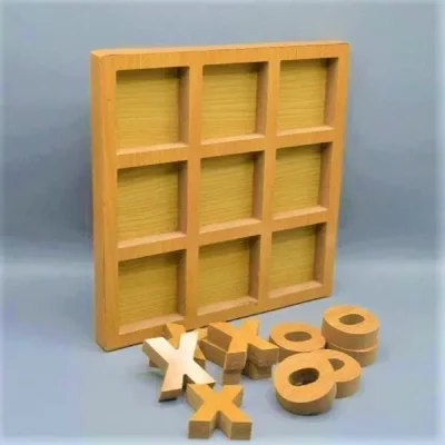 Tic-Tac-Toe-Wooden-Board-Game