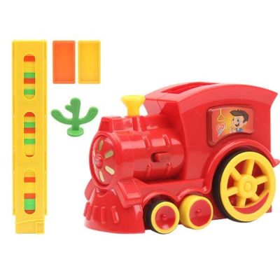 Electric Domino Train Toy Set