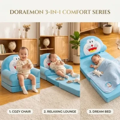 Doraemon Sofa Cum Bed For Kids