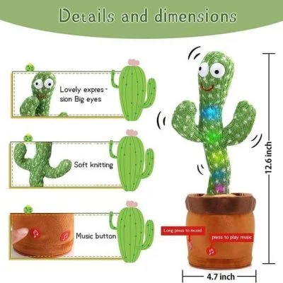 Talking & Dancing Cactus Toy