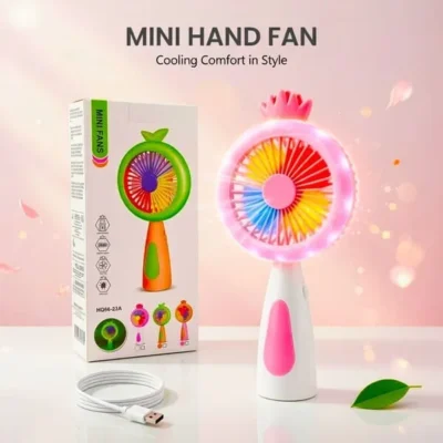 Portable LED Lighting Hand Fan