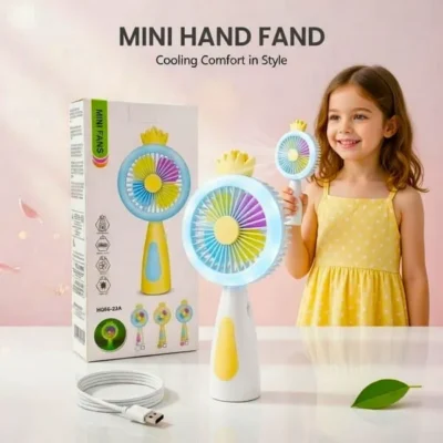 Portable LED Lighting Hand Fan