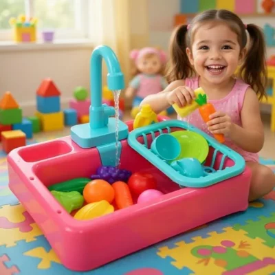 Realistic Kitchen Dishwasher Sink Set