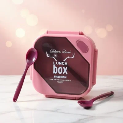School Lunch Box For Kids With Spoons