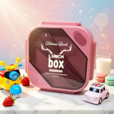 School Lunch Box For Kids With Spoons