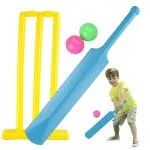 Junior Cricket Plastic Wicket Bat Ball Stumps