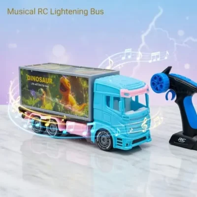 Musical Lightening Remote Control Bus