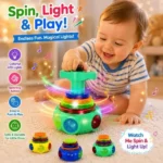 Musical Spinning Top Toy With RGB Lights