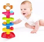 Baby Ball Rolling Tower Set For Toddlers