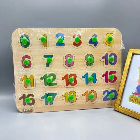 Educational Numeric Wooden Board (2) Educational Numeric Wooden Board