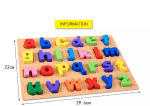 3-D Wooden Puzzle Lowercase Alphabets For Kids