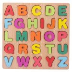 Wooden Upper Case Alphabets For Toddlers