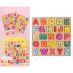 Wooden Upper Case Alphabets For Toddlers