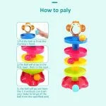 Baby Ball Rolling Tower Set For Toddlers