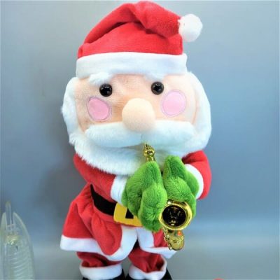 Stuffed Santa Claus with Music and Lights