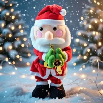 Musical Saxophone Santa Claus