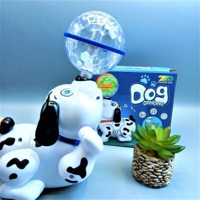 360' Rotating Dancing Dog with Music and Lights