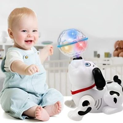 360' Rotating Dancing Dog with Music and Lights