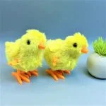 Mini Artificial Plush Chicken Toy-Pack of 2