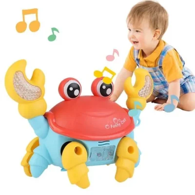 Musical Electric Crawling Crab Toy