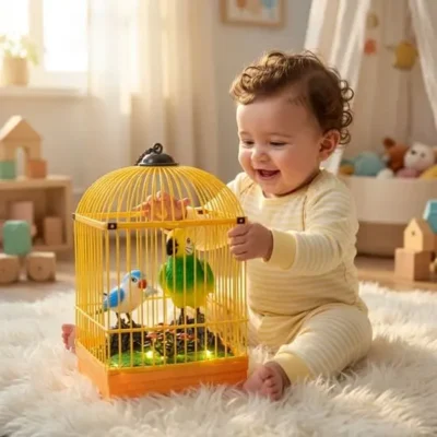 Musical Talking Birds Big Cage
