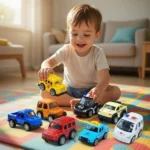 Pack of 8 Metallic Cars For Kids