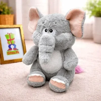 Grey Elephant Stuffed Toy