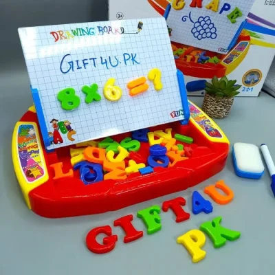 Educational-Learning-Drawing-Board-With-Magnetic-Alphabets