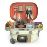 Portable Kitchen Set With Smoke Effect