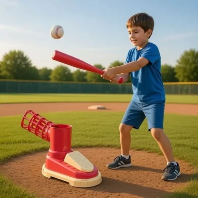 Automatic Baseball Launcher Machine Set