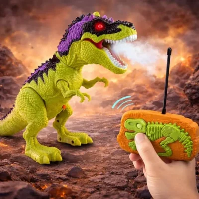 Remote Control Big Dinosaur With Smoke Effect