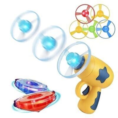 Flying Disc & Gyro Spinner Gun