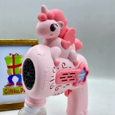 Unicorn Bubble Machine Gun For Kids