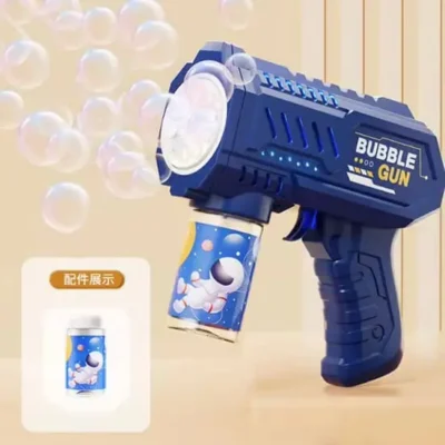 Automatic Bubble Gun With Lights