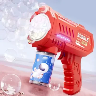 Automatic Bubble Gun With Lights
