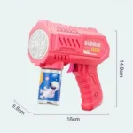 Automatic Bubble Gun With Lights