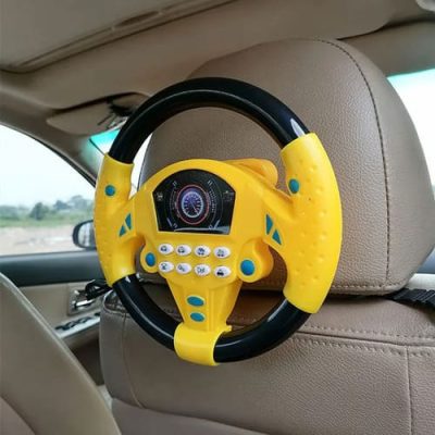 Car Steering Wheel Toy With Lights & Sound