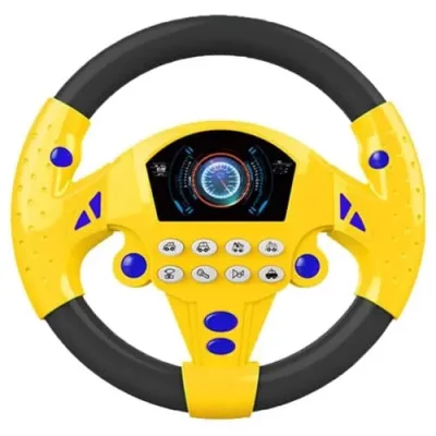 Car Steering Wheel Toy With Lights & Sound