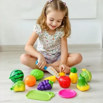 Fruits & Vegetables Cutting Play Set