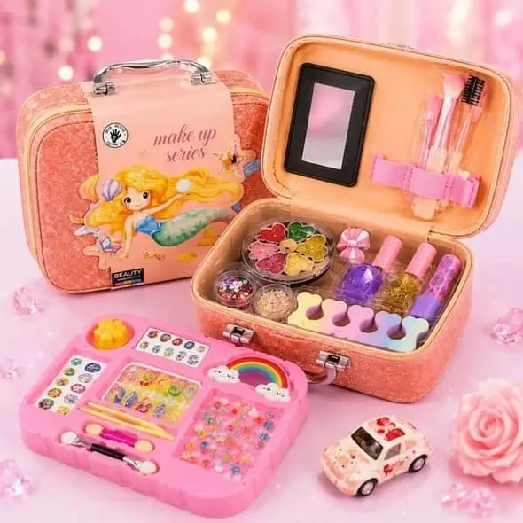Mermaid Realistic Makeup Kit Bag For Kids Mermaid Realistic Makeup Kit Bag For Kids