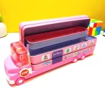 Bus Shape Pencil Box For Kids