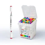 Double Headed Colored Markers Box For Kids