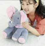 Peek-a-Boo Plush Elephant