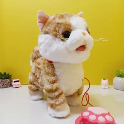 Musical Sensor Electric Stuffed Cat With Cute Voices