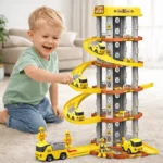 123 Pcs Construction Cars Track Set